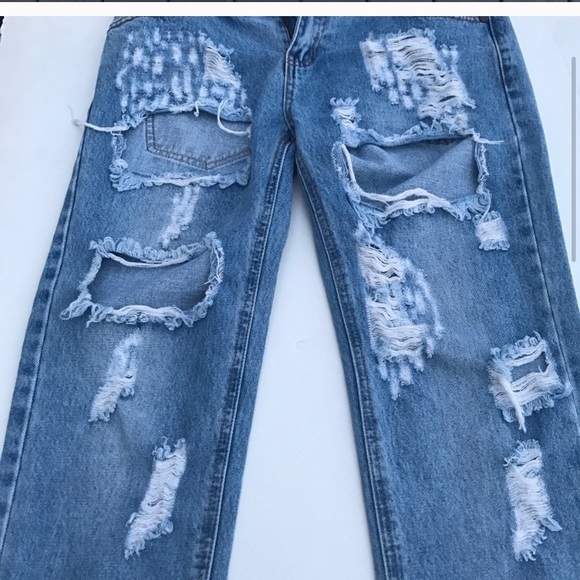 One Teaspoon Distressed Denim Awesome Baggies - Picture 6 of 8